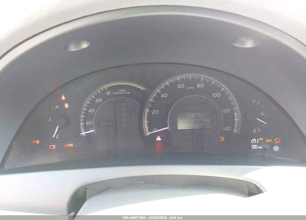 2007 TOYOTA CAMRY HYBRID VIN: JTNBB46KX73037158