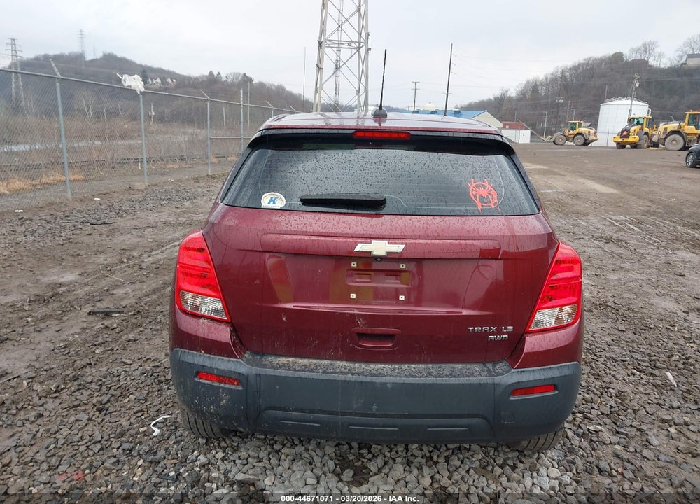 2016 CHEVROLET TRAX 1LS VIN: 3GNCJNSB3GL115881