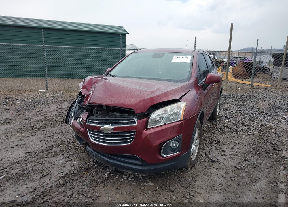 2016 CHEVROLET TRAX 1LS VIN: 3GNCJNSB3GL115881