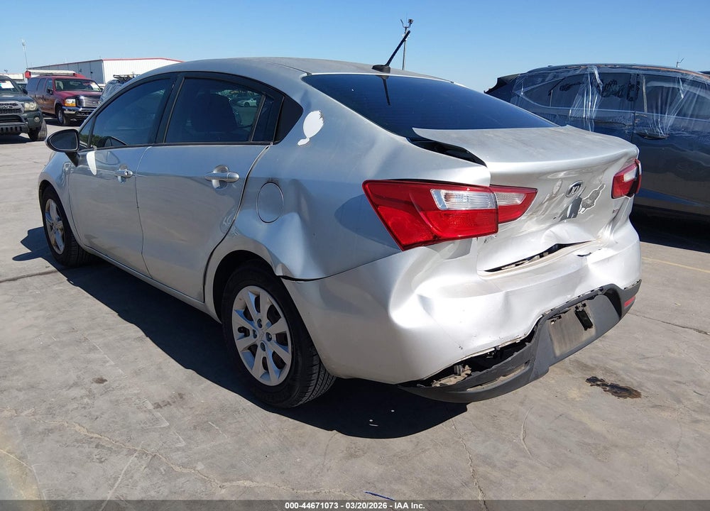 2015 KIA RIO LX VIN: KNADM4A34F6527998