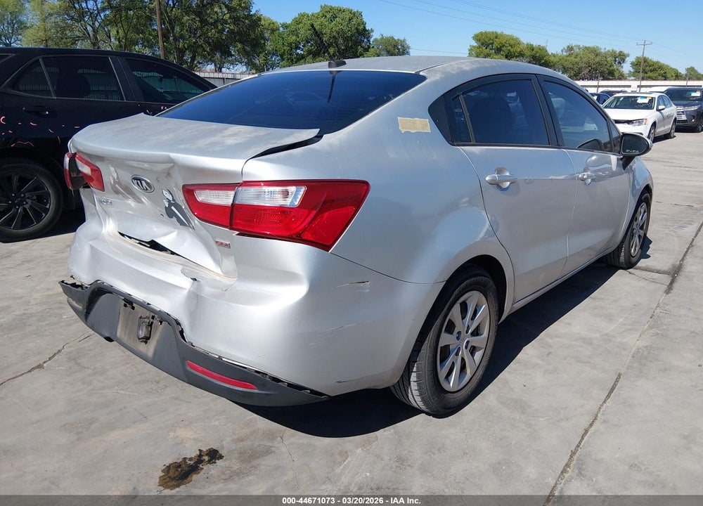 2015 KIA RIO LX VIN: KNADM4A34F6527998