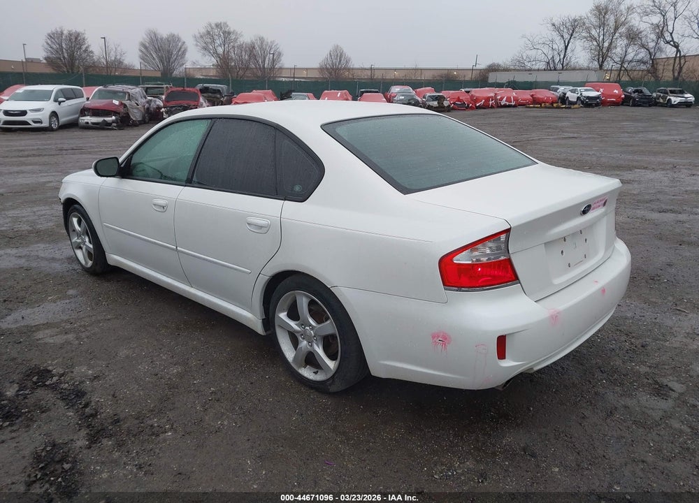 2008 SUBARU LEGACY 2.5I VIN: 4S3BL616787222169