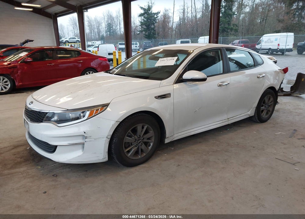 2016 KIA OPTIMA LX TURBO VIN: 5XXGT4L10GG006214