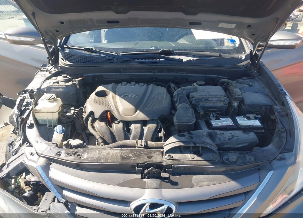 2014 HYUNDAI SONATA GLS VIN: 5NPEB4AC1EH841013