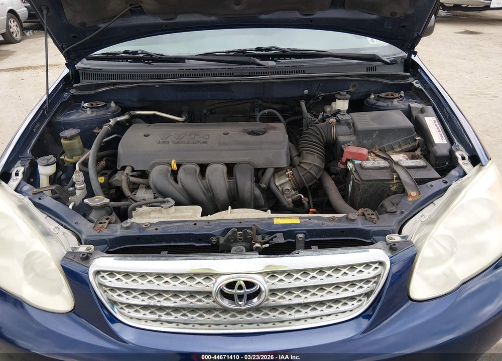 2007 TOYOTA COROLLA CE VIN: 2T1BR32E47C712780