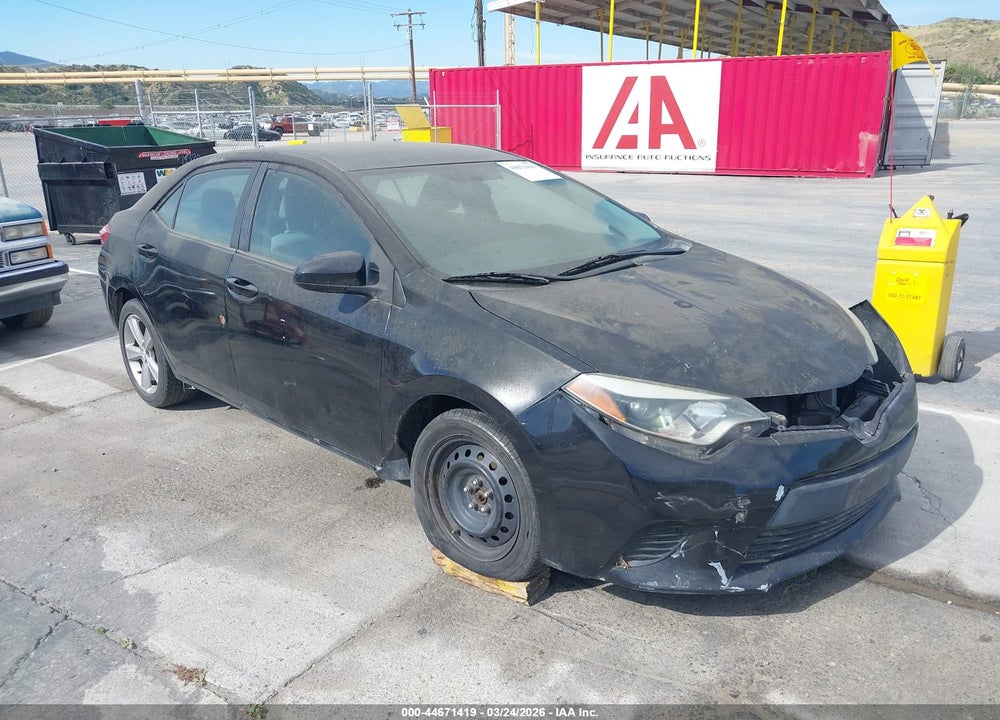 2014 TOYOTA COROLLA LE VIN: 5YFBURHE3EP079467