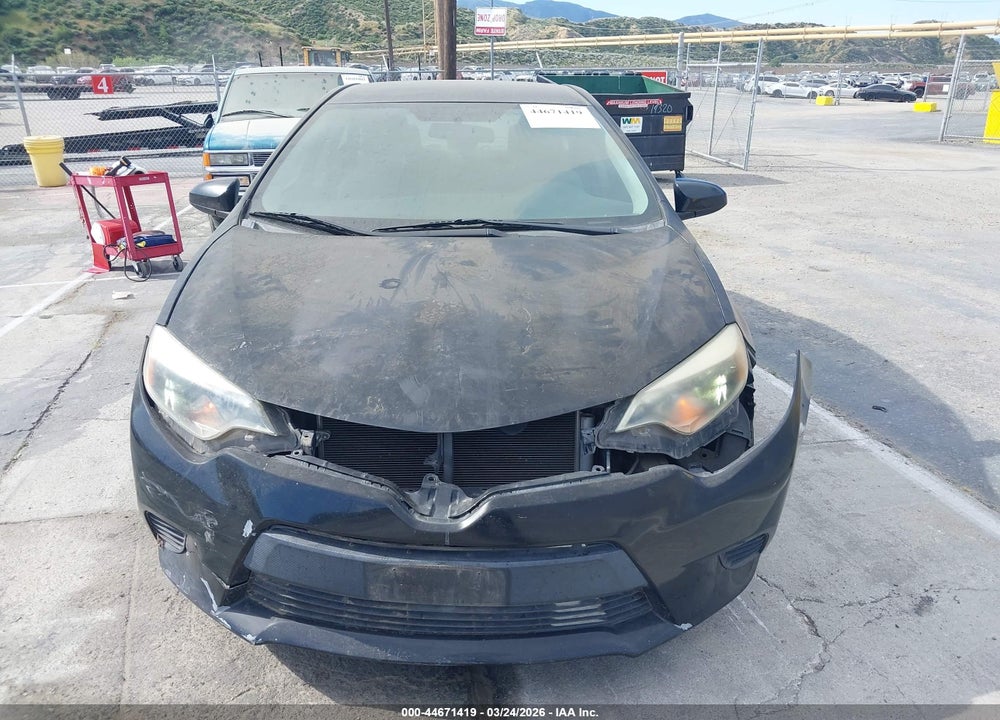 2014 TOYOTA COROLLA LE VIN: 5YFBURHE3EP079467
