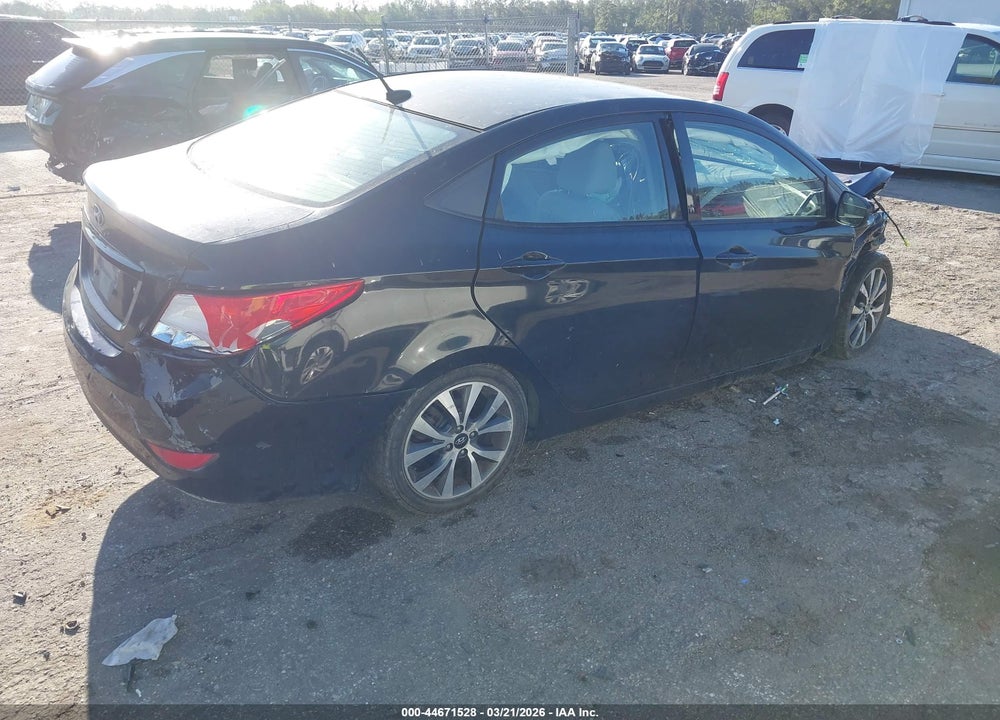 2017 HYUNDAI ACCENT VALUE EDITION VIN: KMHCT4AE6HU358807