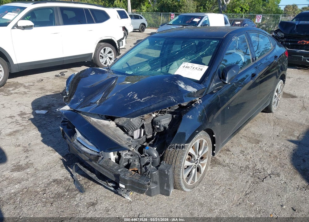 2017 HYUNDAI ACCENT VALUE EDITION VIN: KMHCT4AE6HU358807