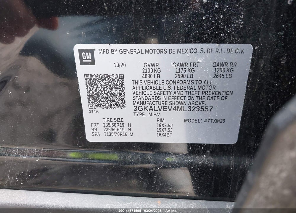 2021 GMC TERRAIN AWD SLT VIN: 3GKALVEV4ML323557