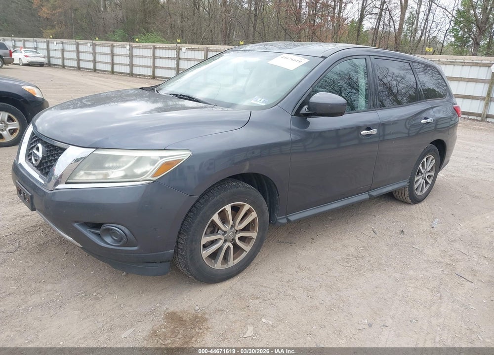 2013 NISSAN PATHFINDER S VIN: 5N1AR2MM6DC649689