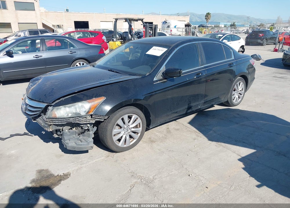 2012 HONDA ACCORD EXL VIN: 1HGCP2F8XCA051801