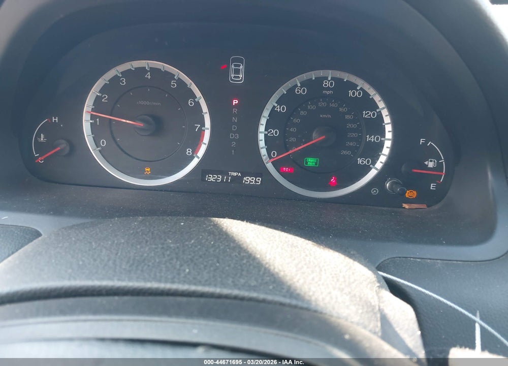 2012 HONDA ACCORD EXL VIN: 1HGCP2F8XCA051801