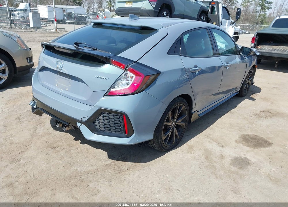 2019 HONDA CIVIC SPORT VIN: SHHFK7H49KU414918