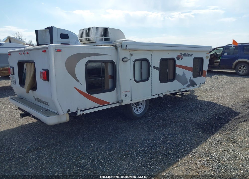 2010 TRAILMANOR MANUFACTURING TRAILER VIN: 5NZBF2719A1007387