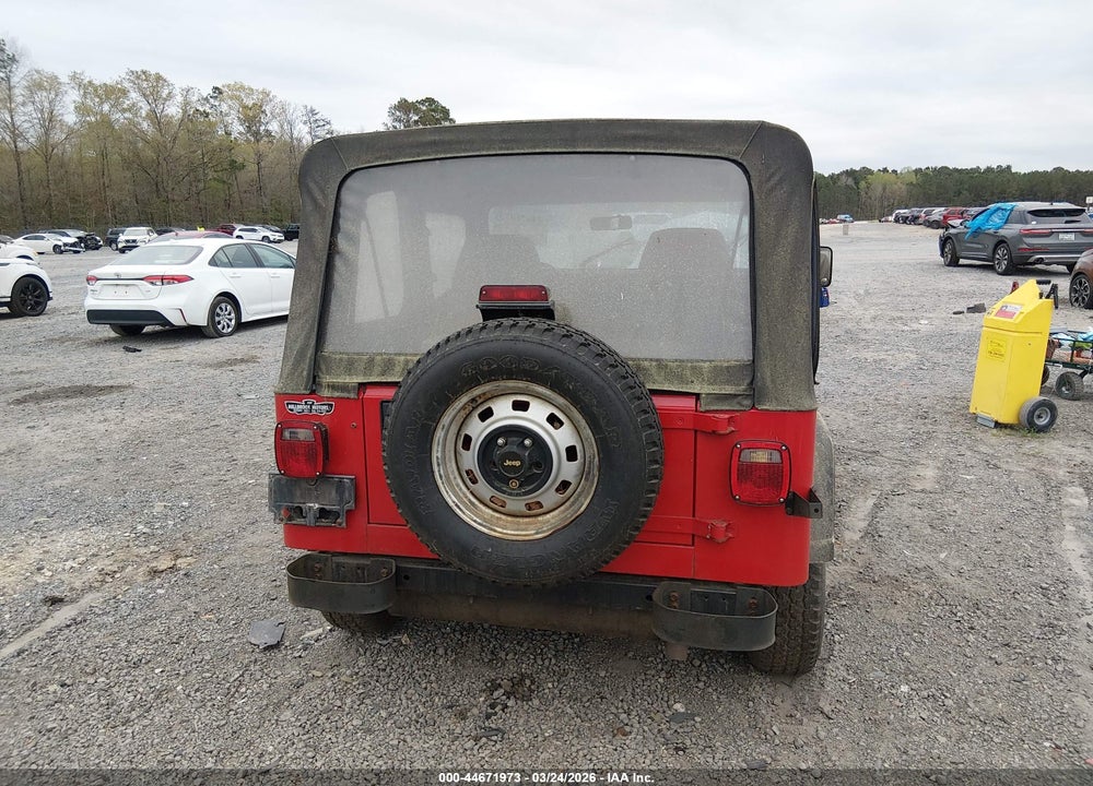 1995 JEEP WRANGLER / YJ S/RIO GRANDE VIN: 1J4FY19P8SP269263