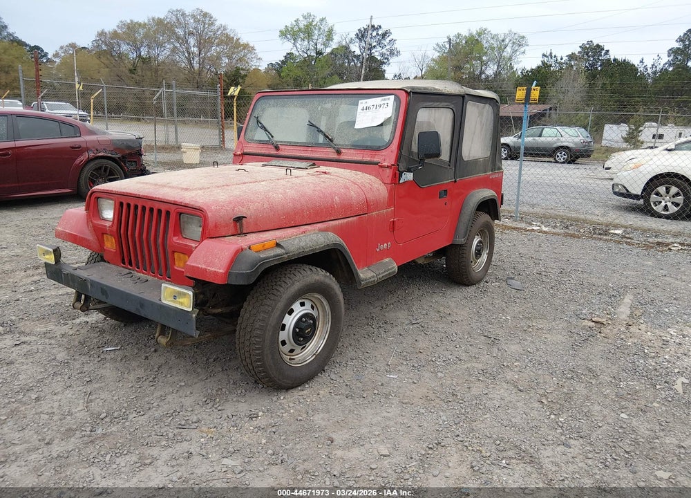 1995 JEEP WRANGLER / YJ S/RIO GRANDE VIN: 1J4FY19P8SP269263