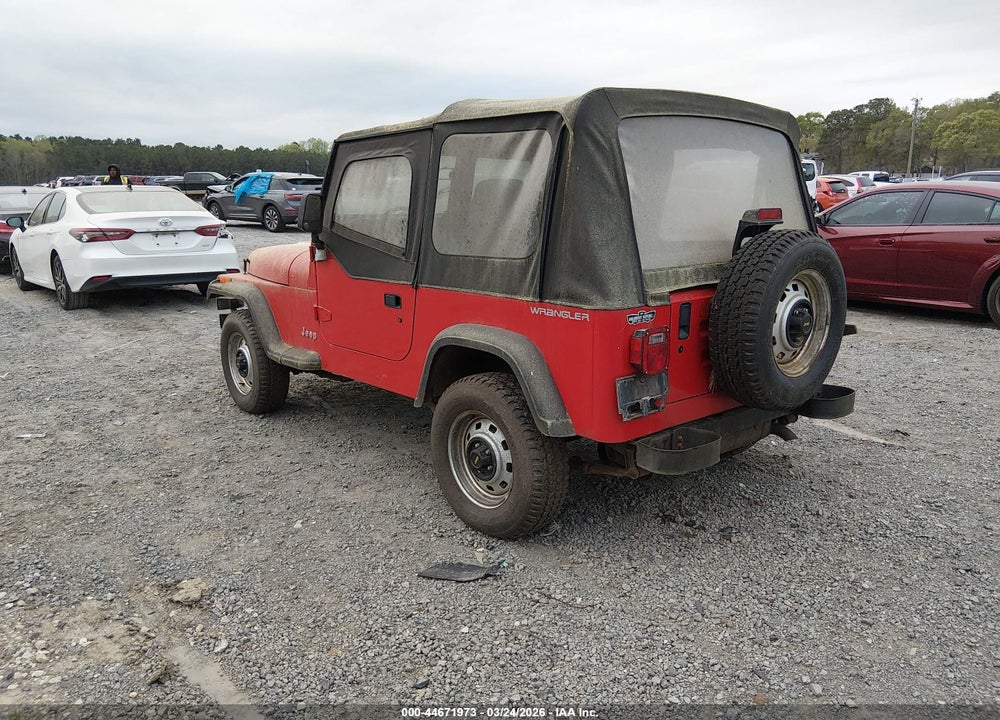 1995 JEEP WRANGLER / YJ S/RIO GRANDE VIN: 1J4FY19P8SP269263