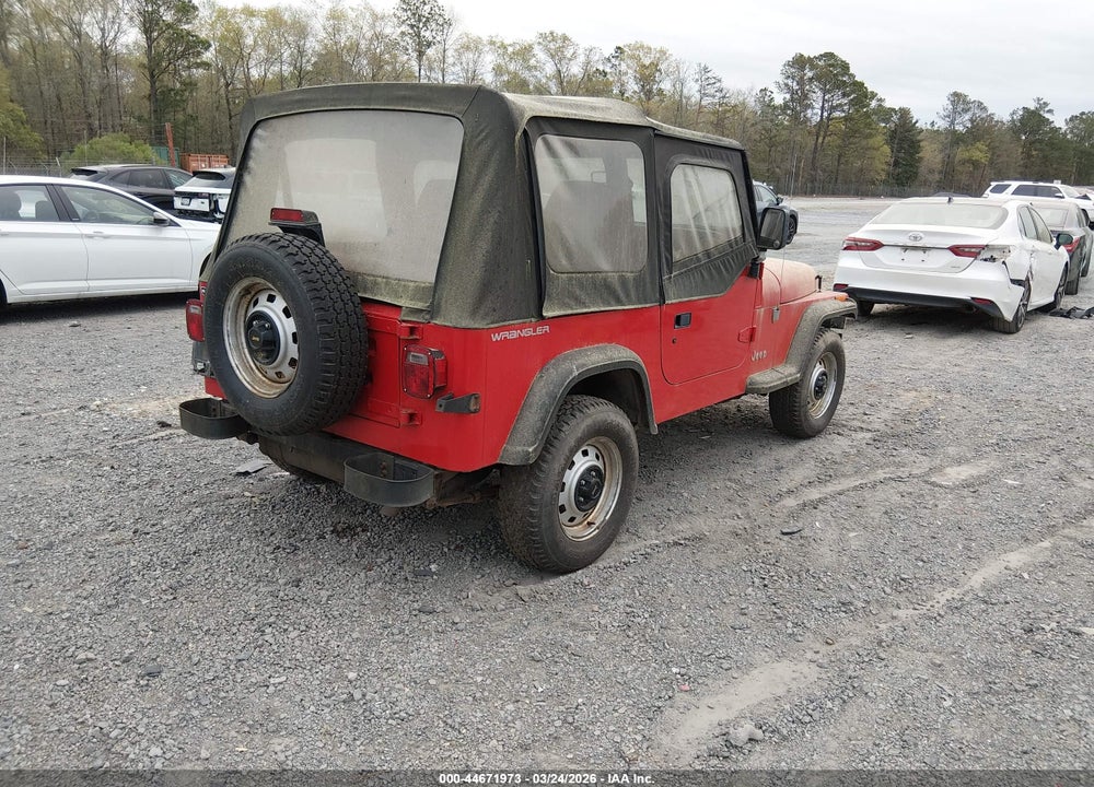1995 JEEP WRANGLER / YJ S/RIO GRANDE VIN: 1J4FY19P8SP269263