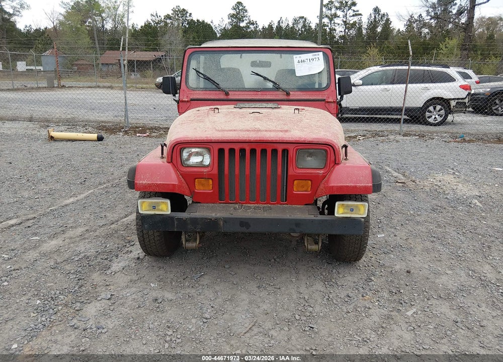 1995 JEEP WRANGLER / YJ S/RIO GRANDE VIN: 1J4FY19P8SP269263