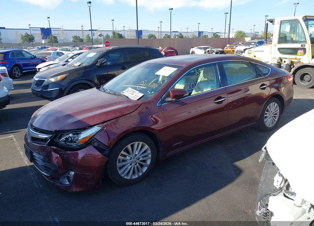 2013 TOYOTA AVALON HYBRID LIMITED VIN: 4T1BD1EB0DU011331