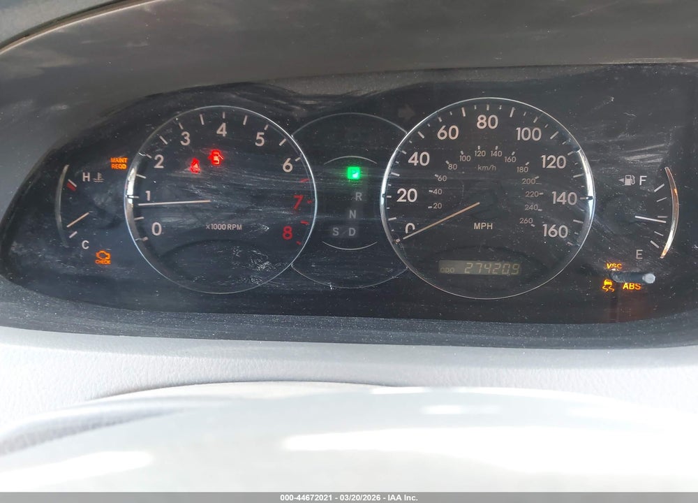 2007 TOYOTA AVALON XLS VIN: 4T1BK36B47U167893