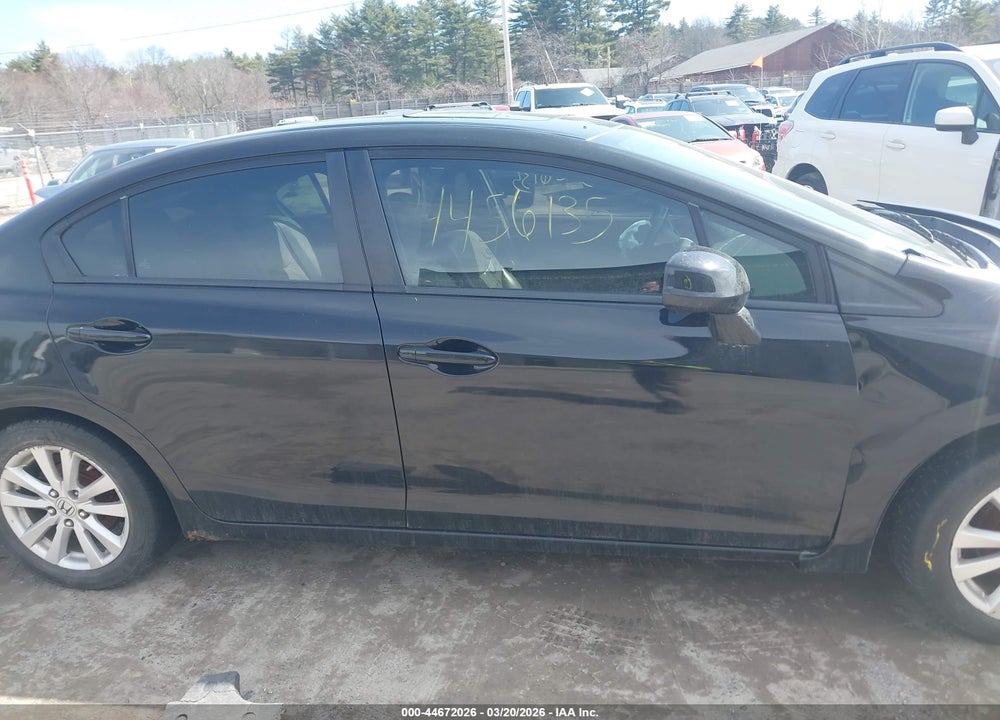 2012 HONDA CIVIC SDN EX-L VIN: 2HGFB2F97CH549816