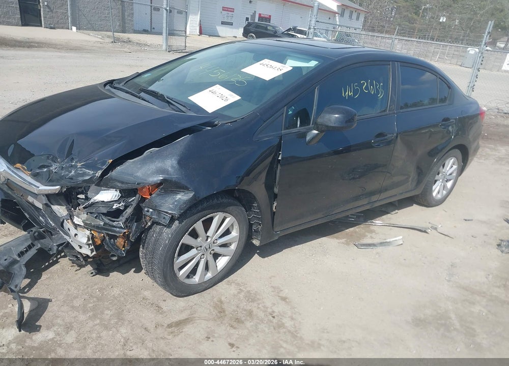 2012 HONDA CIVIC SDN EX-L VIN: 2HGFB2F97CH549816