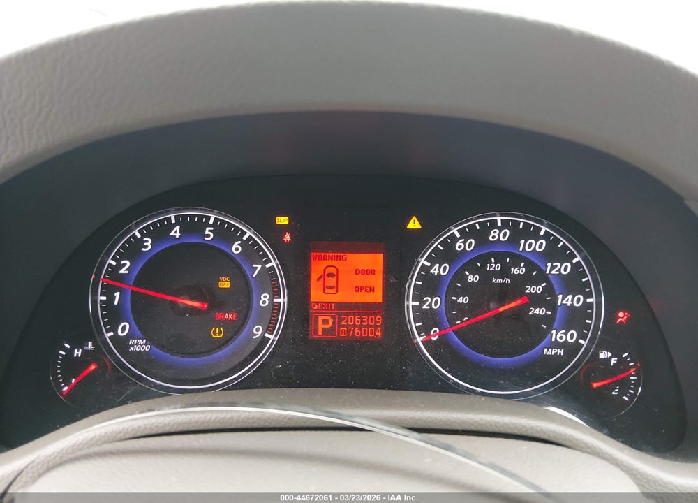 2009 INFINITI G37X VIN: JNKCV61F89M052761