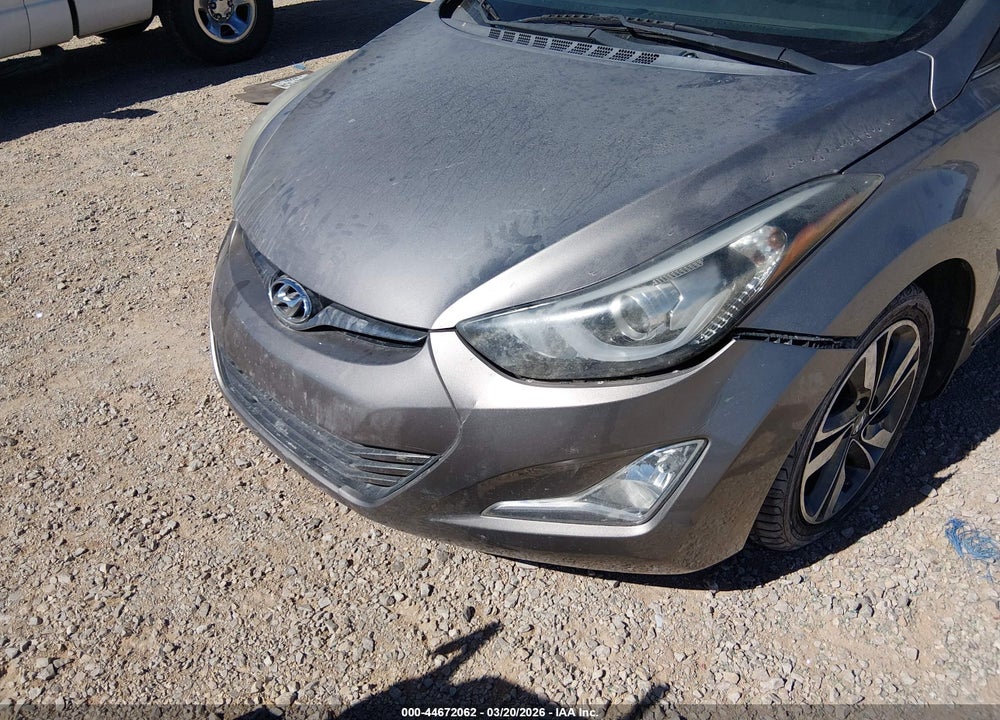 2014 HYUNDAI ELANTRA LIMITED VIN: 5NPDH4AE2EH488857