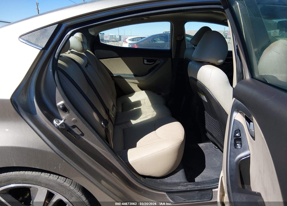 2014 HYUNDAI ELANTRA LIMITED VIN: 5NPDH4AE2EH488857