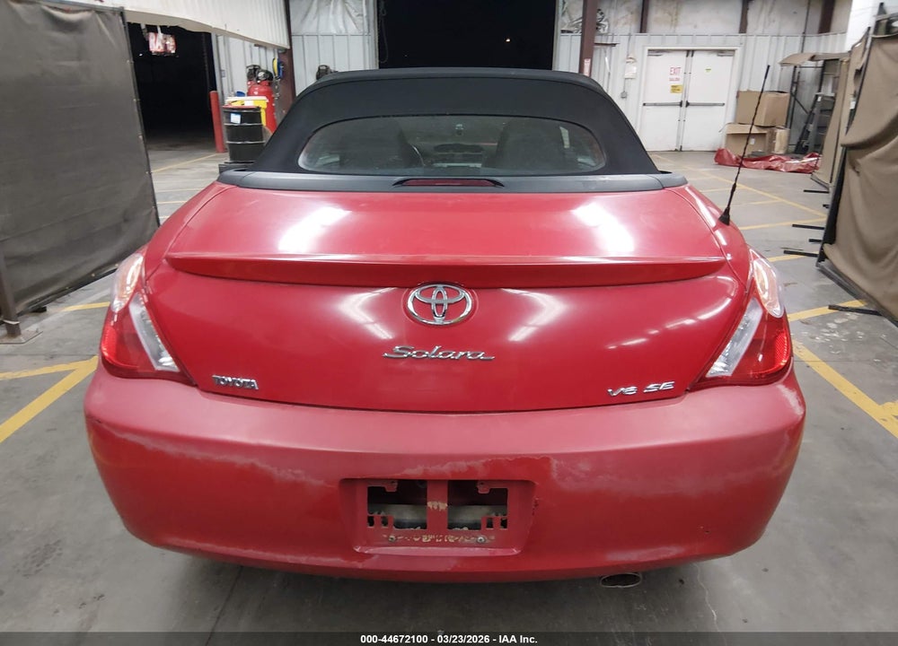 2005 TOYOTA CAMRY SOLARA SE VIN: 4T1FA38P45U047084