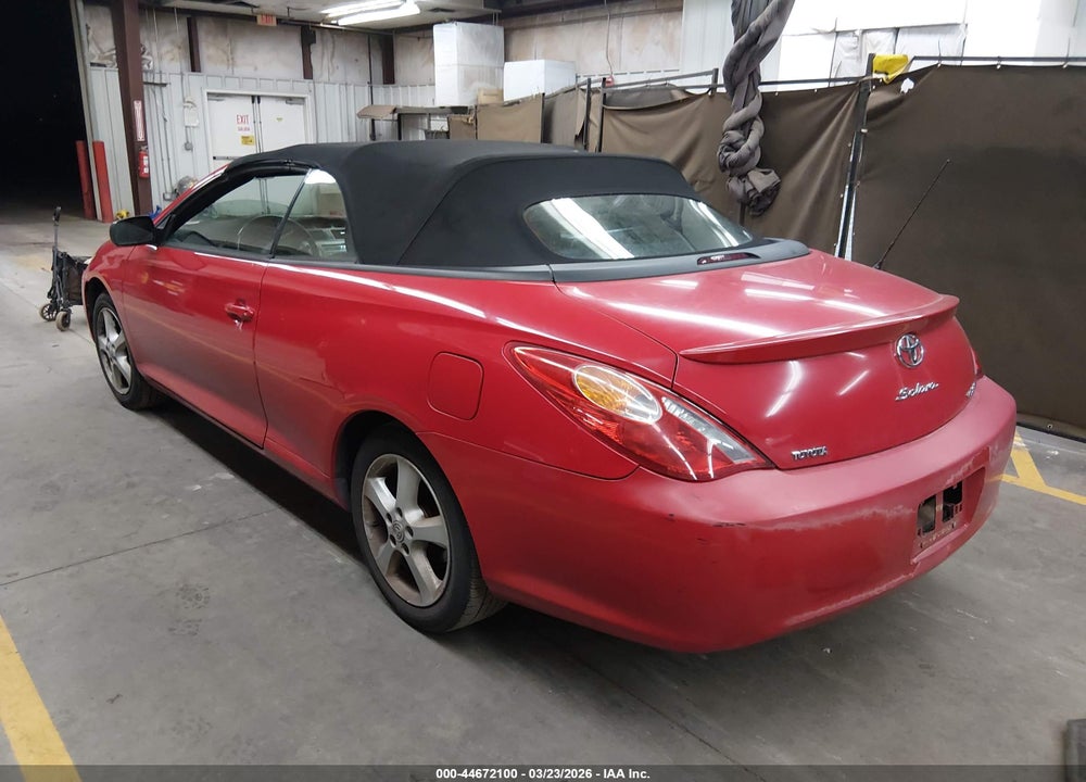 2005 TOYOTA CAMRY SOLARA SE VIN: 4T1FA38P45U047084