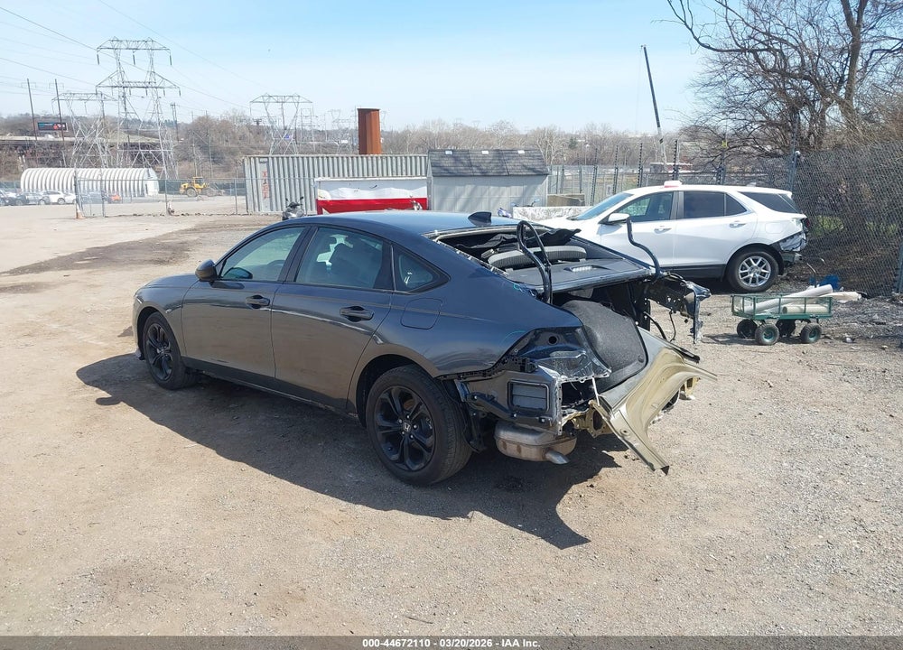 2025 HONDA ACCORD SE VIN: 1HGCY1F47SA081518