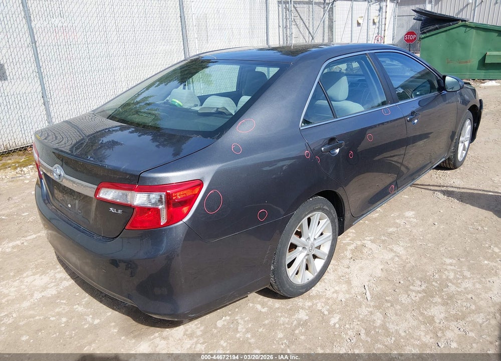 2013 TOYOTA CAMRY XLE VIN: 4T4BF1FK3DR297528