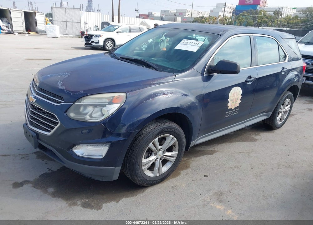 2016 CHEVROLET EQUINOX LS VIN: 2GNALBEK0G1165487