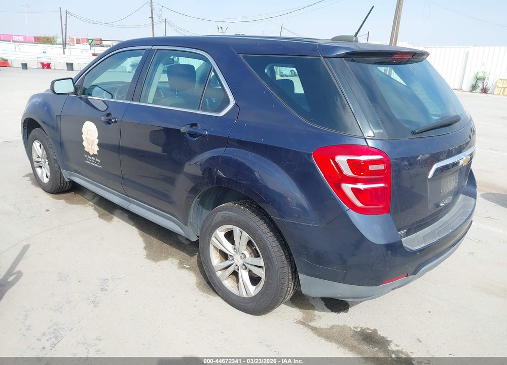 2016 CHEVROLET EQUINOX LS VIN: 2GNALBEK0G1165487