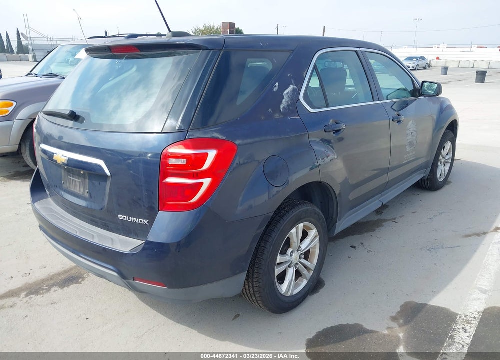2016 CHEVROLET EQUINOX LS VIN: 2GNALBEK0G1165487