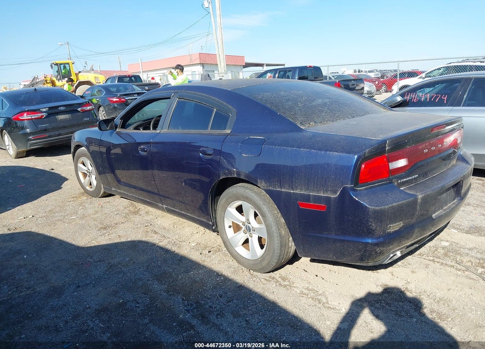 2013 DODGE CHARGER SE VIN: 2C3CDXBG4DH638746