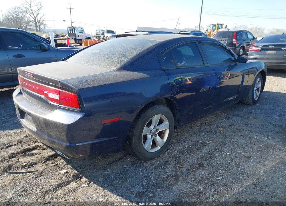 2013 DODGE CHARGER SE VIN: 2C3CDXBG4DH638746