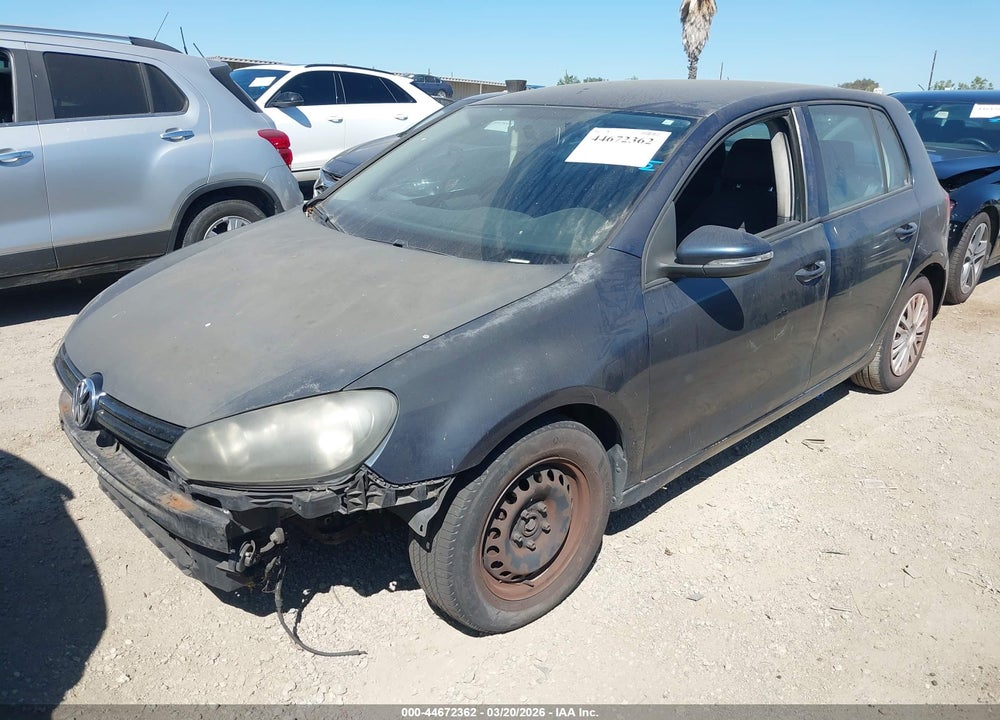 2012 VOLKSWAGEN GOLF 2.5L 4-DOOR VIN: WVWDB7AJ2CW274507