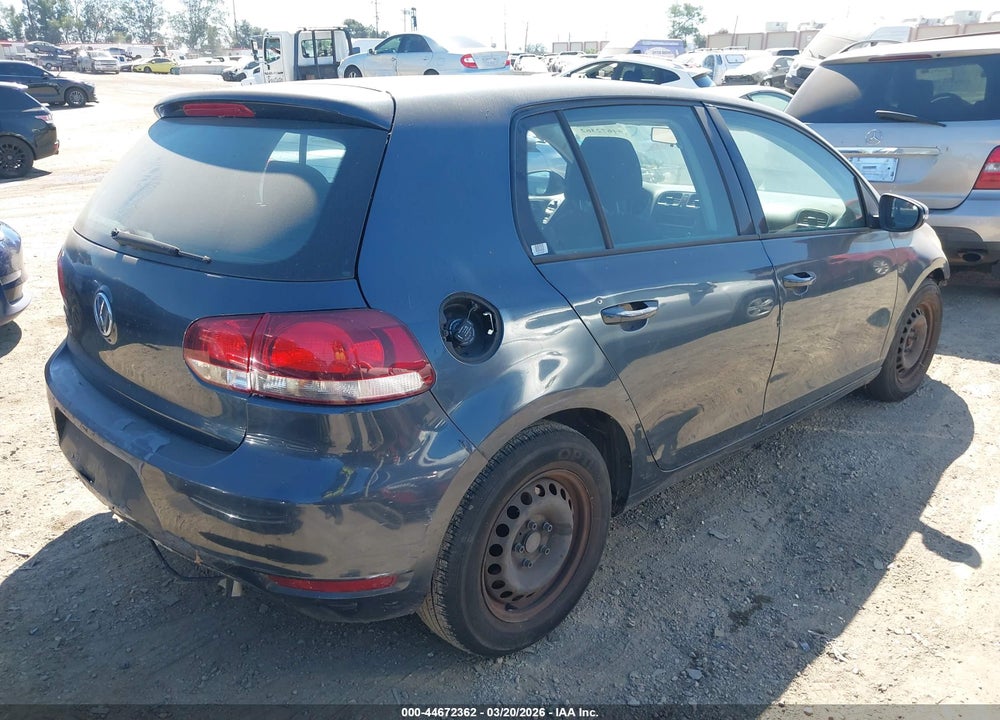 2012 VOLKSWAGEN GOLF 2.5L 4-DOOR VIN: WVWDB7AJ2CW274507