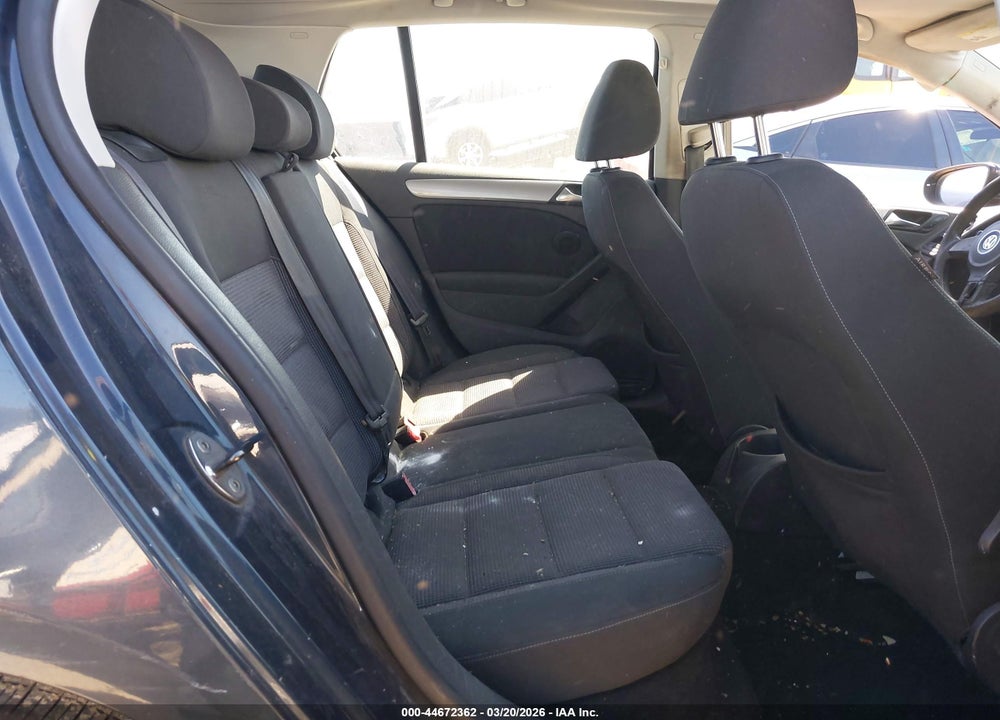 2012 VOLKSWAGEN GOLF 2.5L 4-DOOR VIN: WVWDB7AJ2CW274507