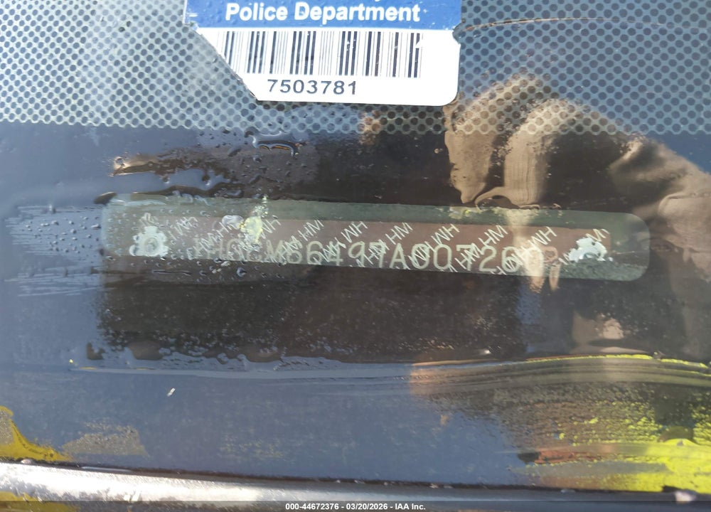 2007 HONDA ACCORD 3.0 SE VIN: 1HGCM66497A007260