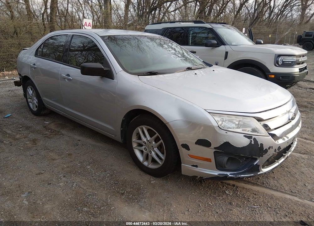 2012 FORD FUSION S VIN: 3FAHP0GA5CR391198