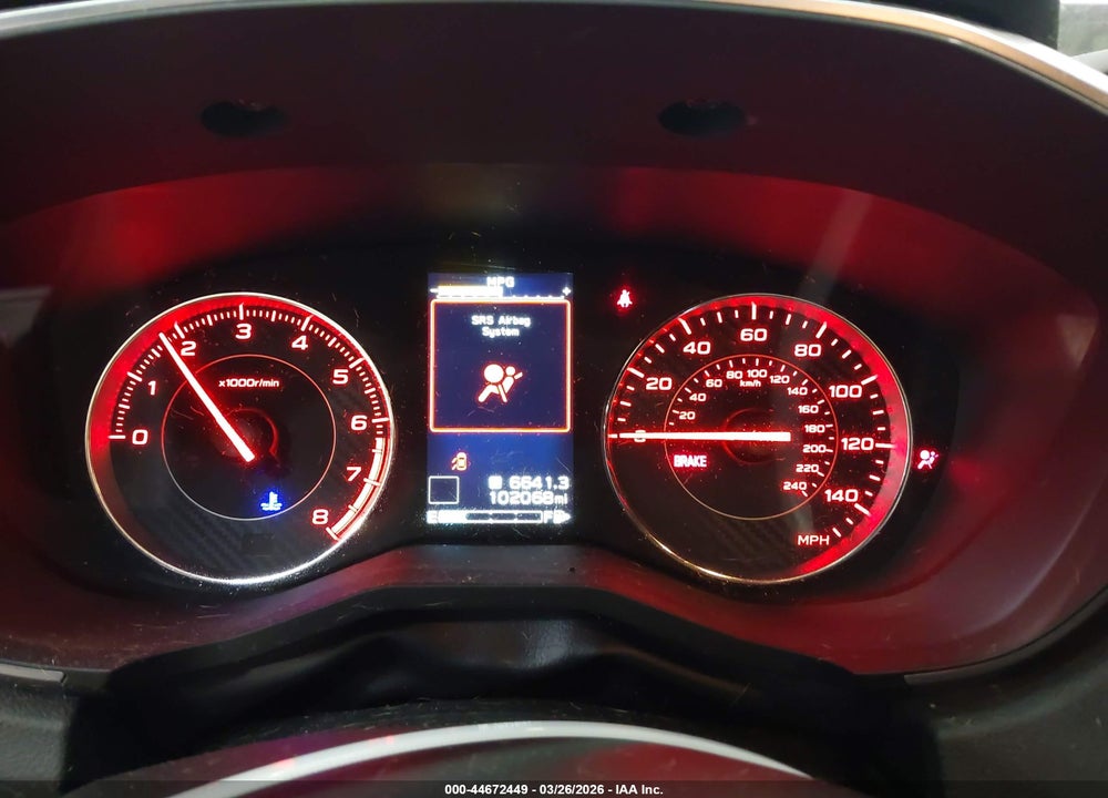 2019 SUBARU IMPREZA 2.0I SPORT VIN: 4S3GTAJ61K1710164