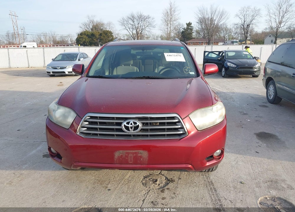 2009 TOYOTA HIGHLANDER SPORT VIN: JTEES43A592125231