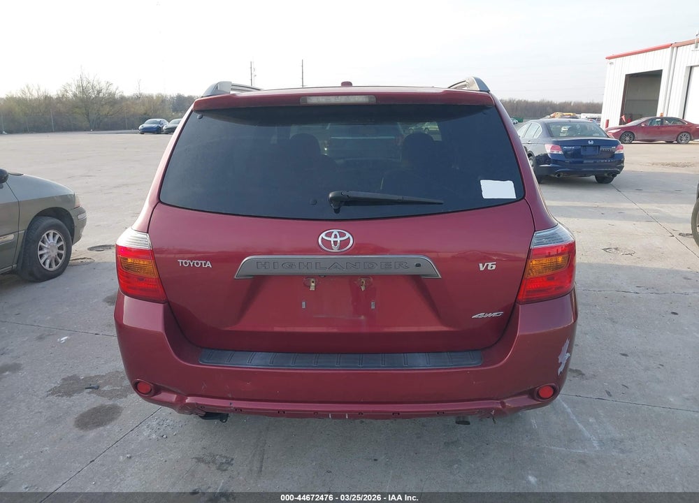2009 TOYOTA HIGHLANDER SPORT VIN: JTEES43A592125231