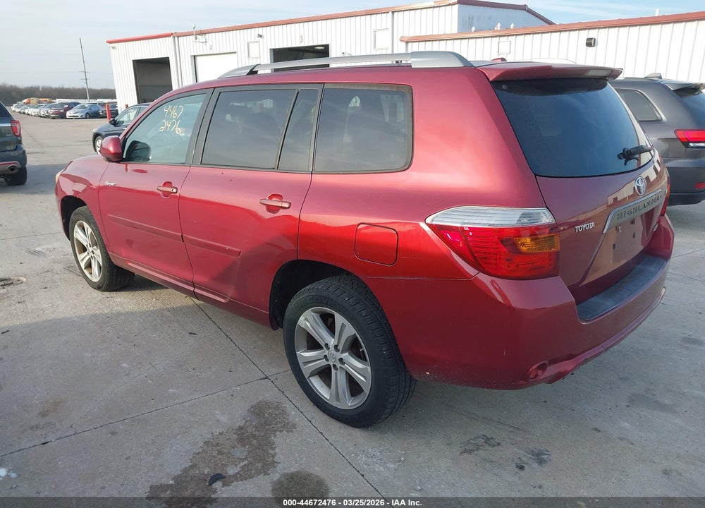 2009 TOYOTA HIGHLANDER SPORT VIN: JTEES43A592125231