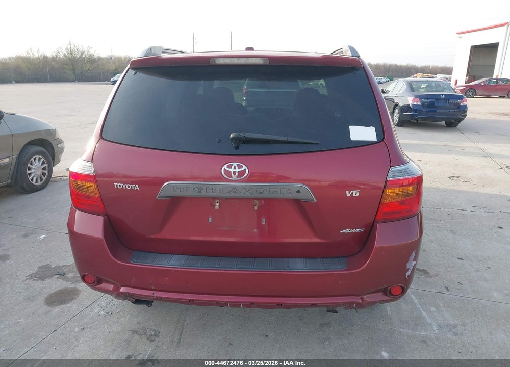 2009 TOYOTA HIGHLANDER SPORT VIN: JTEES43A592125231